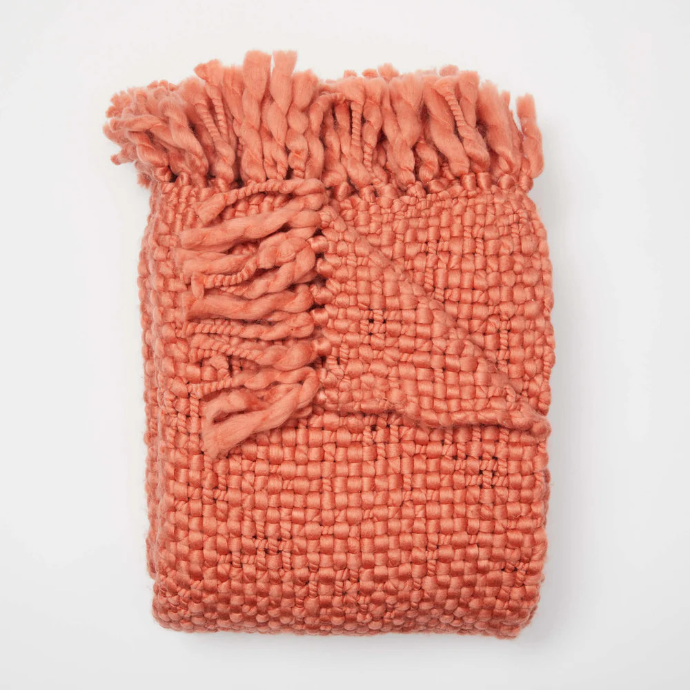 Emme Chunky Knit Throw Blanket - Dormify | Dormify