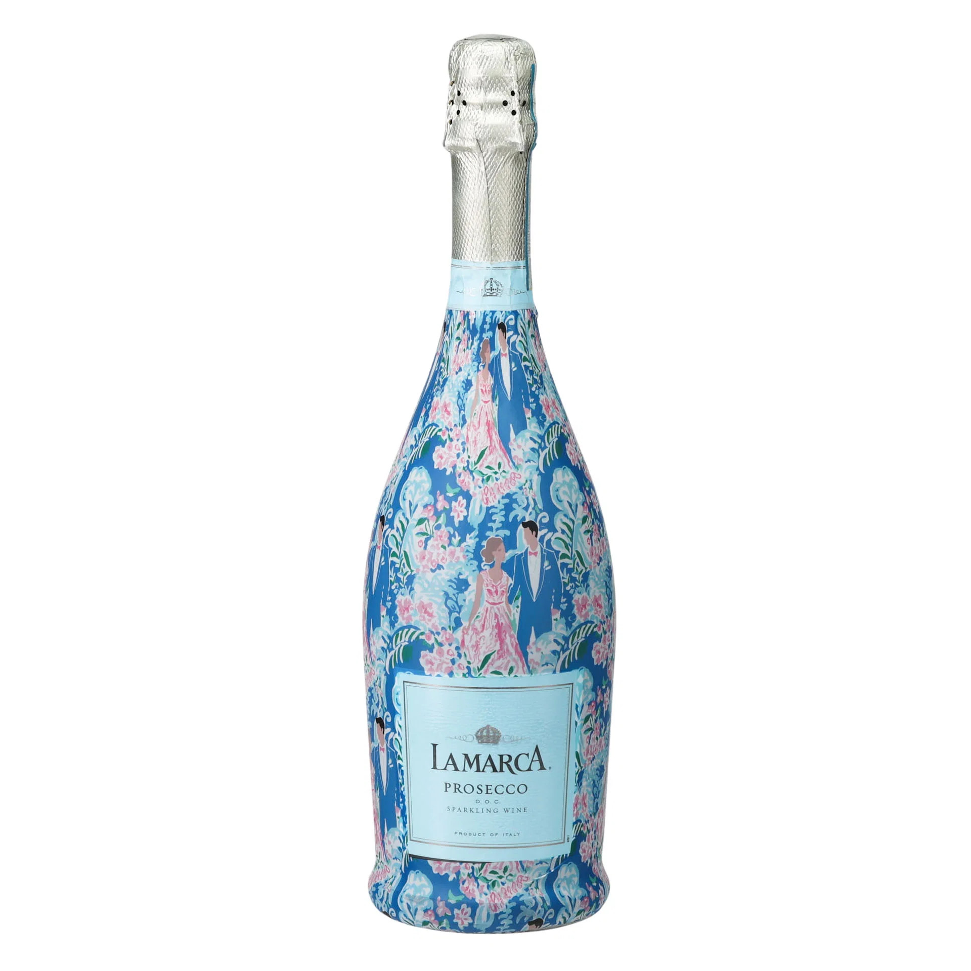 Preppy Bride & Groom Prosecco Bottle Wrap | Beau Bottles