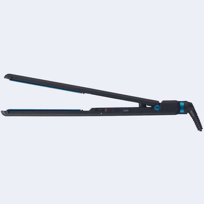 BaBylissPRO® Nano Titanium™ Limited Edition Black & Blue 1" Ultra-Thin Flat Iron | BaBylissPRO