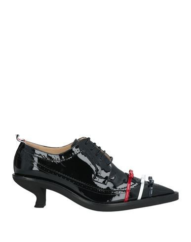 Thom Browne Woman Lace-up shoes Black Size 7.5 Leather | YOOX (US)