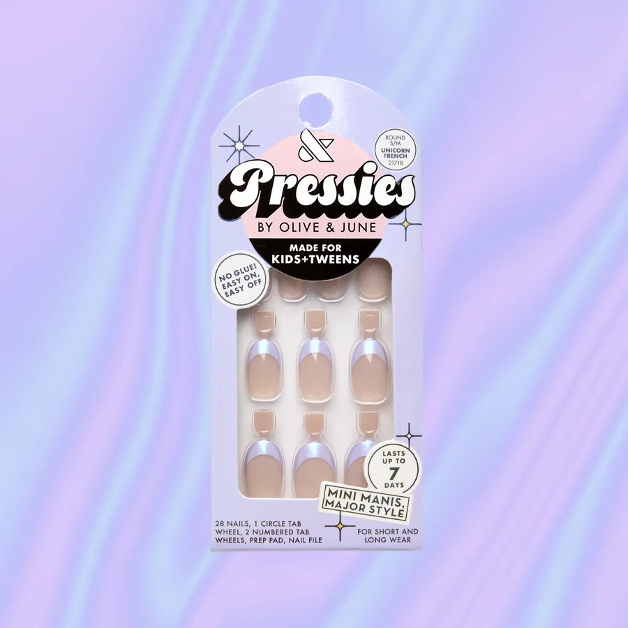 Unicorn French - Pressies | Short Medium | Round | Olive & June