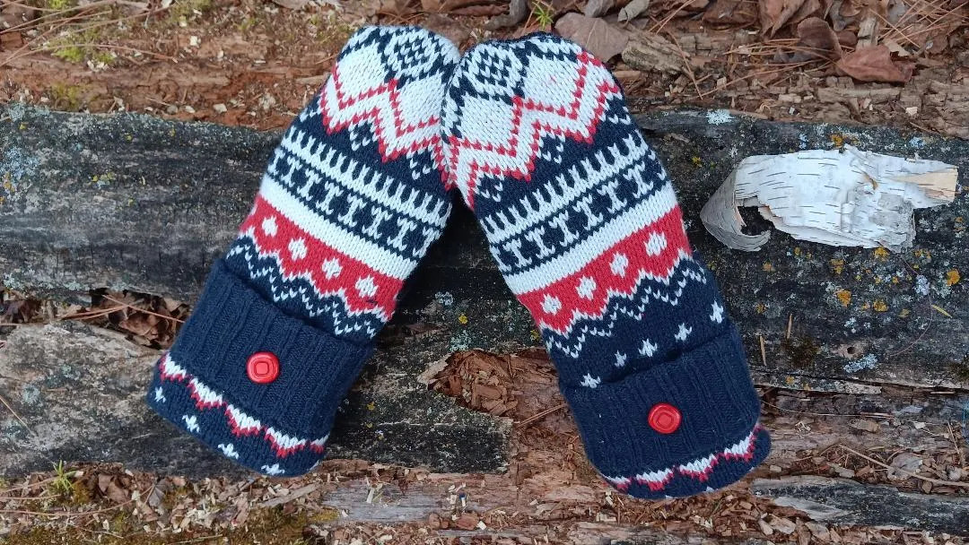 Warm Sweater Mittens | Red, White and Blue | Unique Women's Mittens Recycled From Sweaters | Upcy... | Etsy (US)