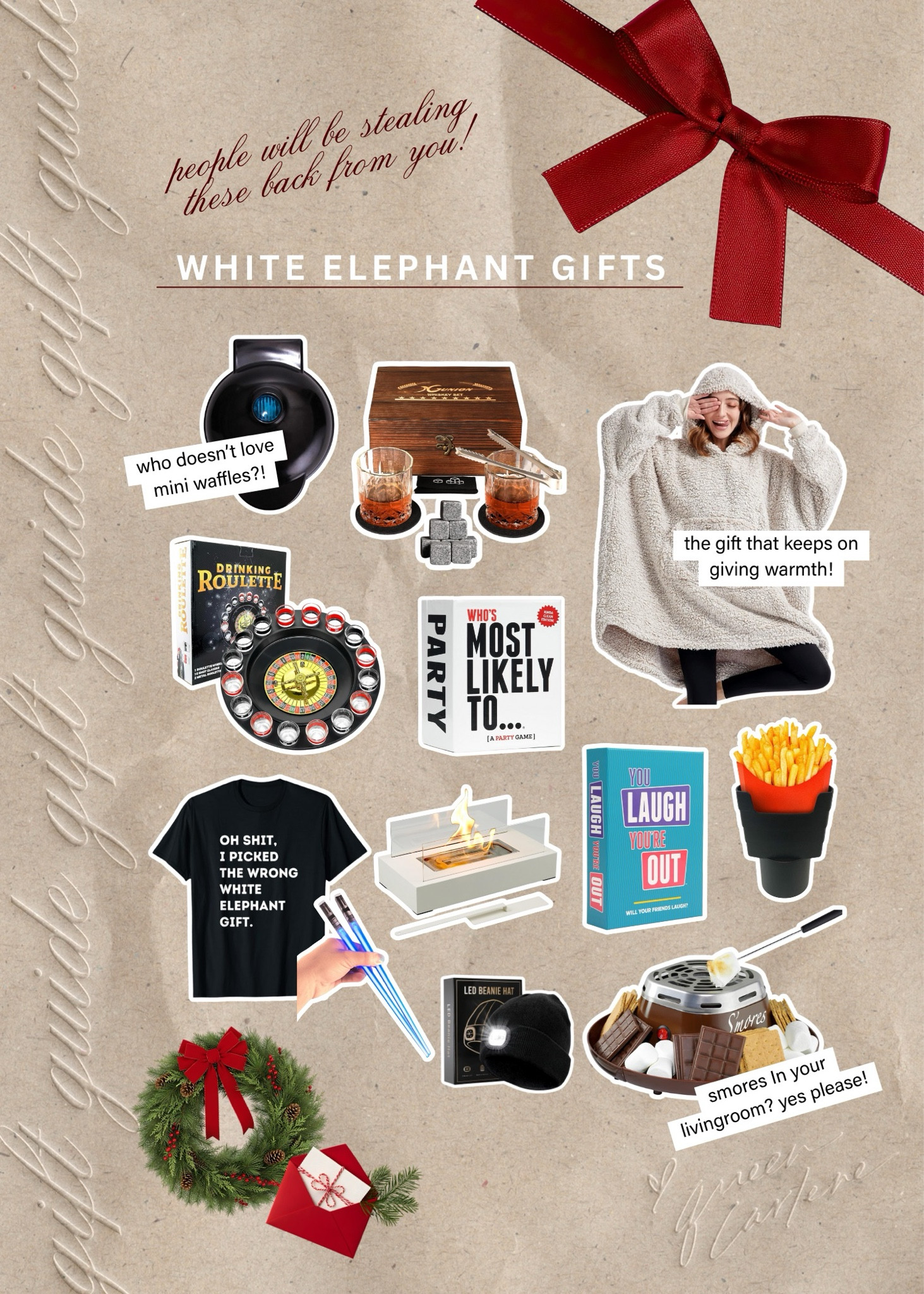 the perfect white elephant gifts! // gift ideas for white elephant, gift ideas for family, gift ideas for friends 
 

#LTKHoliday #LTKSeasonal #LTKGiftGuide