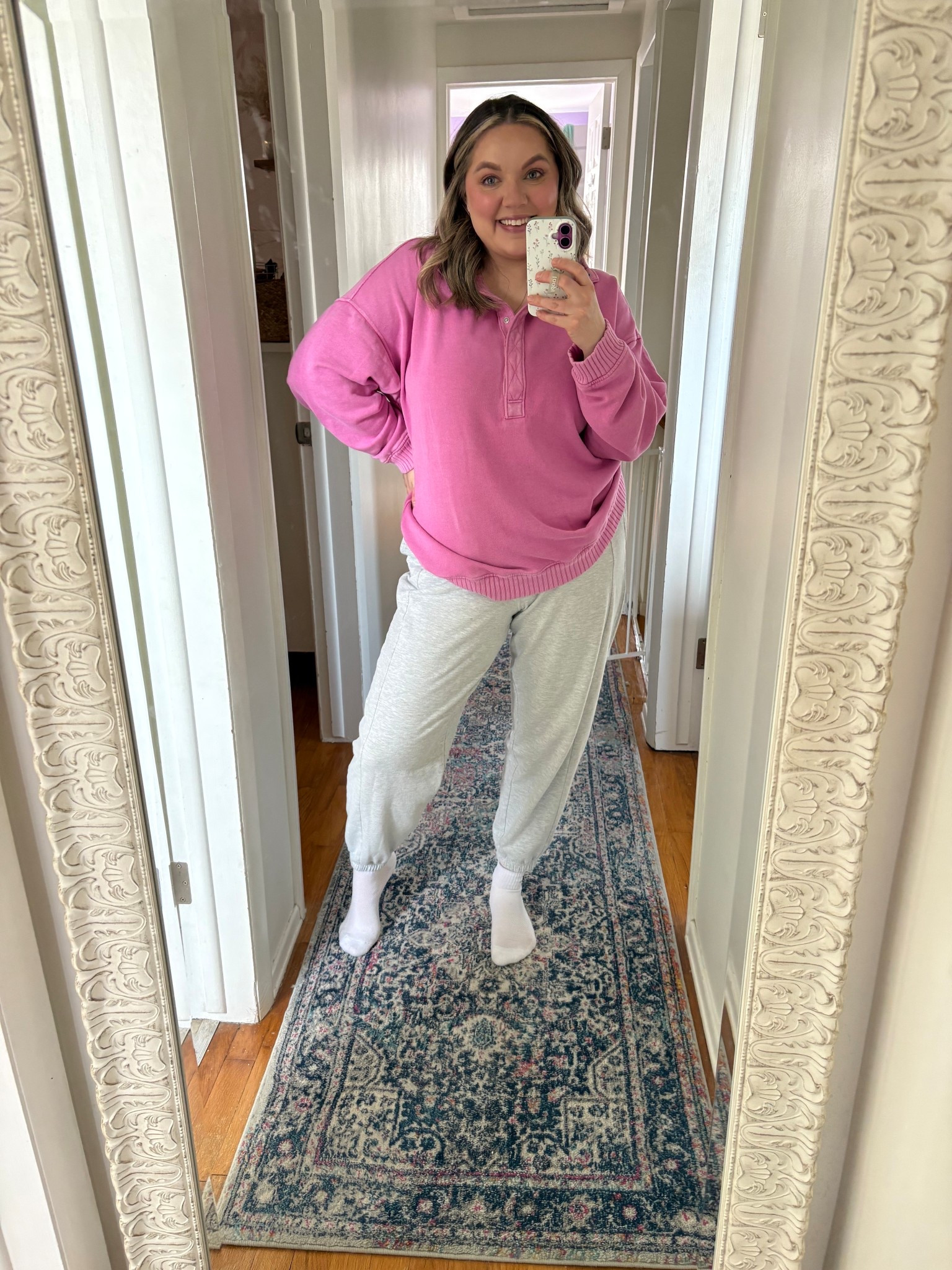 30% off for reward members 

My absolute favorite sweatshirt is back and is some fun spring colors. I ordered the hot fuchsia color SO fast! 

Runs oversized. I grabbed mine in a medium. 💗 I do prefer a small  

@Aerie 




#LTKSpringSale #LTKSaleAlert #LTKMidsize