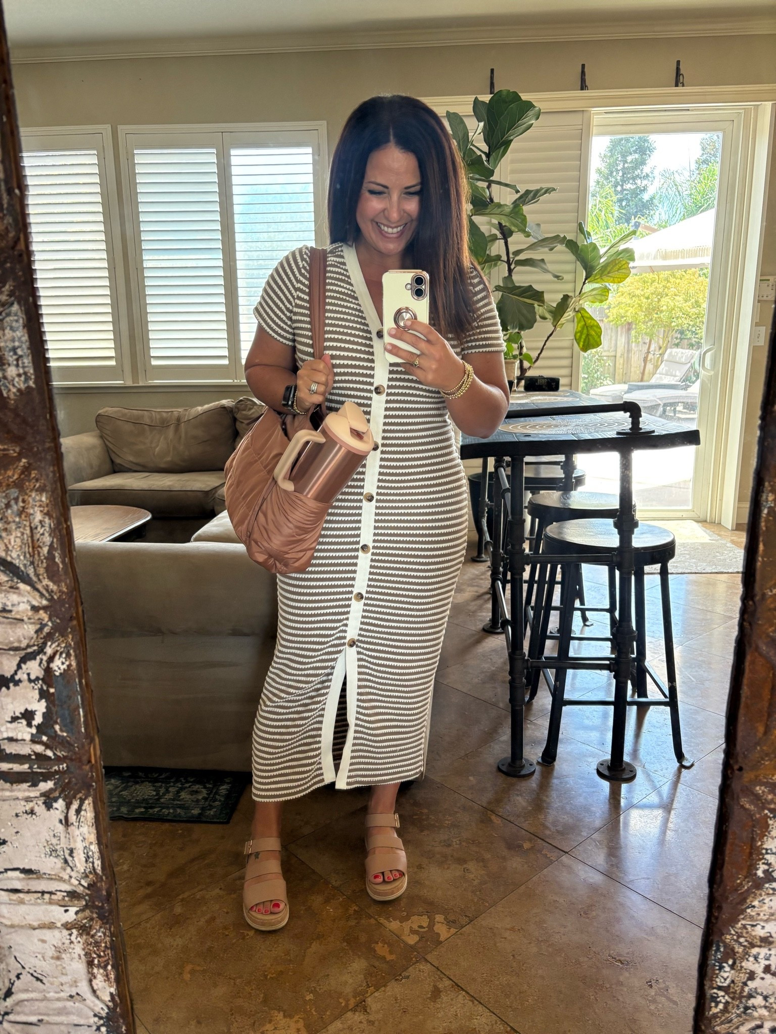 Amazon Teacher Outfit 🤎

This Amazon dress is such an easy teacher outfit for the start of the school year! The knit fabric makes it comfortable enough for a full day at school, while the button-front detail and midi length keep it polished and workwear appropriate.

I’m wearing a size small. Add sandals for a warm-weather work outfit, or swap in loafers when the weather cools down for an easy fall outfit idea. 🤎

#TeacherOutfits #Workwear #FallOutfitIdeas #AmazonFashion #AmazonFinds

#LTKootd #LTKPetite #LTKWorkwear