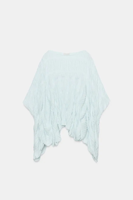 TEXTURED CAPE TOP | Zara US