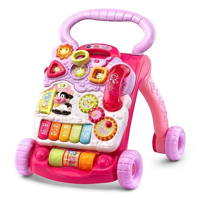 VTech Sit-to-Stand Learning Walker (Frustration Free Packaging), Pink | Amazon (US)