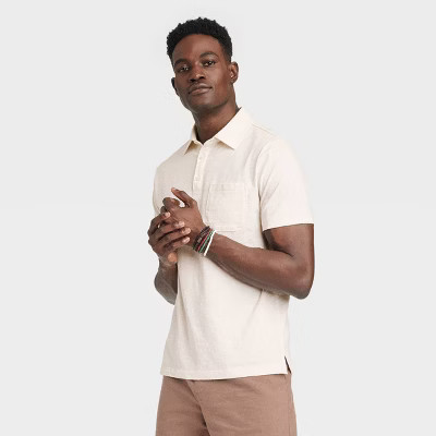 Men's Regular Fit Short Sleeve Polo Shirt - Goodfellow & Co™ | Target