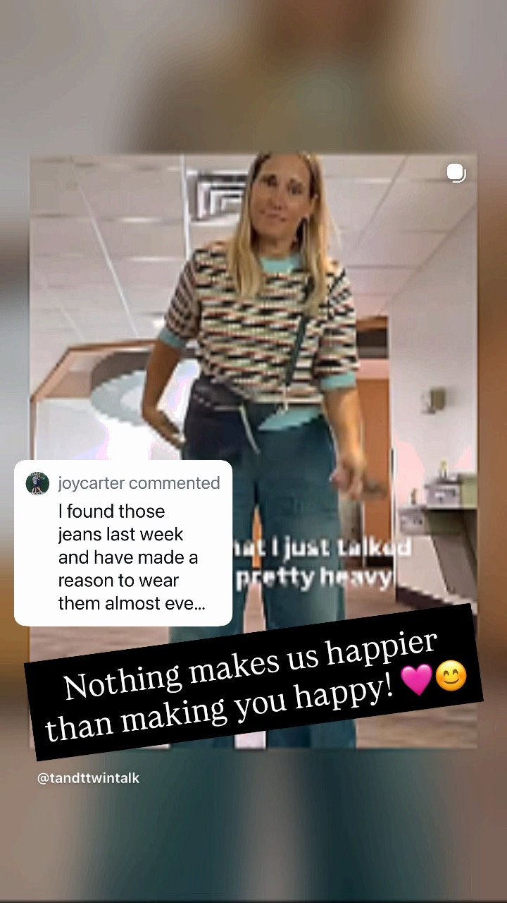 So happy you love em too!

#LTKootd #LTKstorytime #LTKOver40