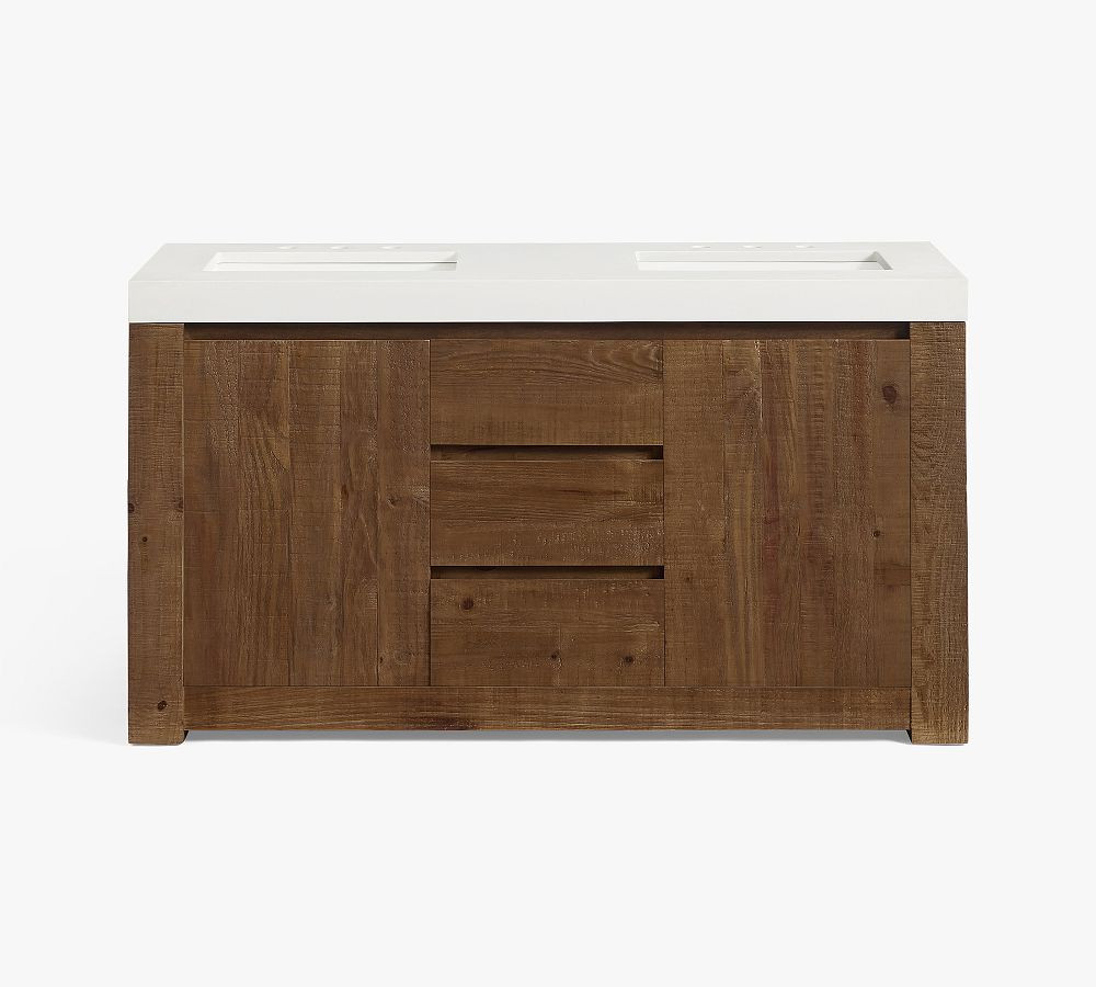 Rockport 60"-72" Double Sink Vanity | Pottery Barn (US)