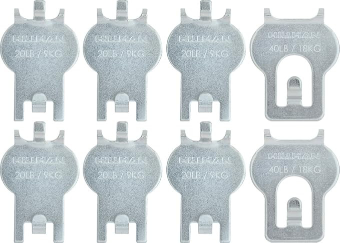 HIGH & MIGHTY 515314 Picture Hanger Value Pack, Easy Tool-Free Dry Wall Art Hangers for Artwork, ... | Amazon (US)