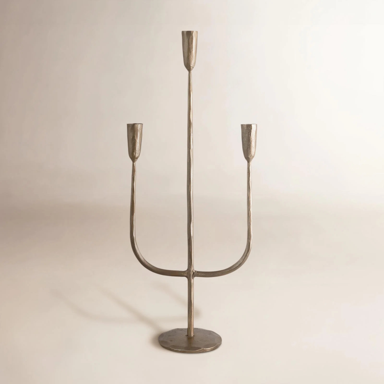 Hand-Forged Metal Candelabra | Wayfair North America