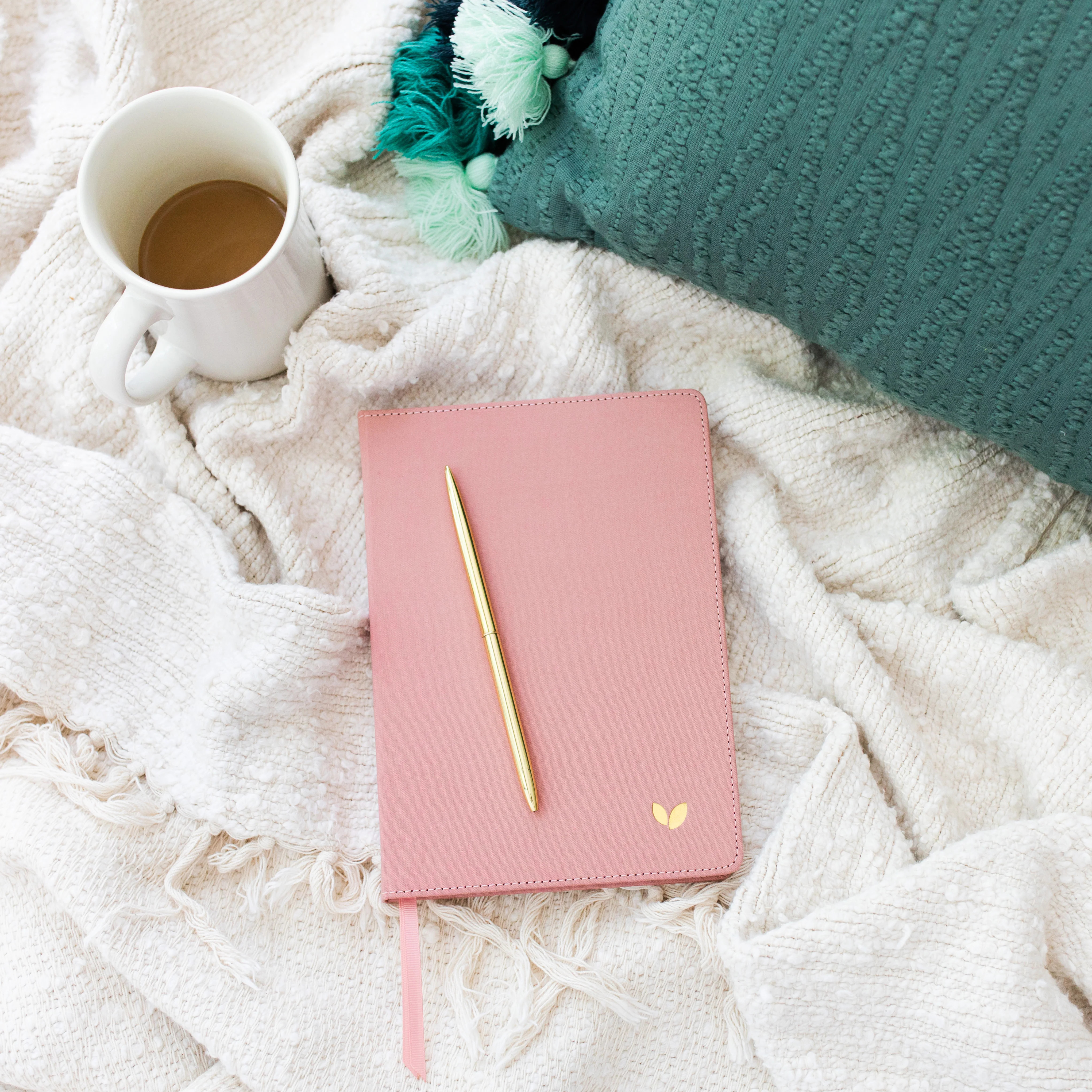 Linen Journal | Rose, Casebound | Cultivate What Matters