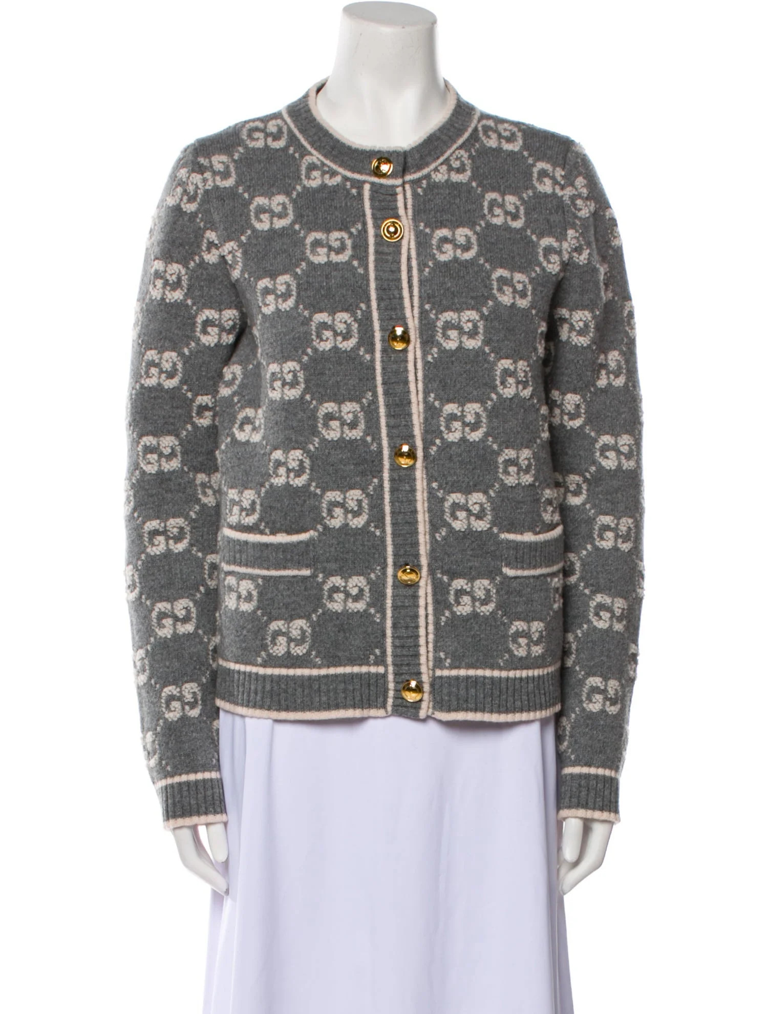 Wool Printed Sweater | The RealReal