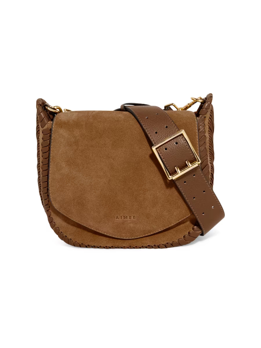 Aimee Kestenberg All For Love Suede Saddle Crossbody Bag | Saks Fifth Avenue | Saks Fifth Avenue