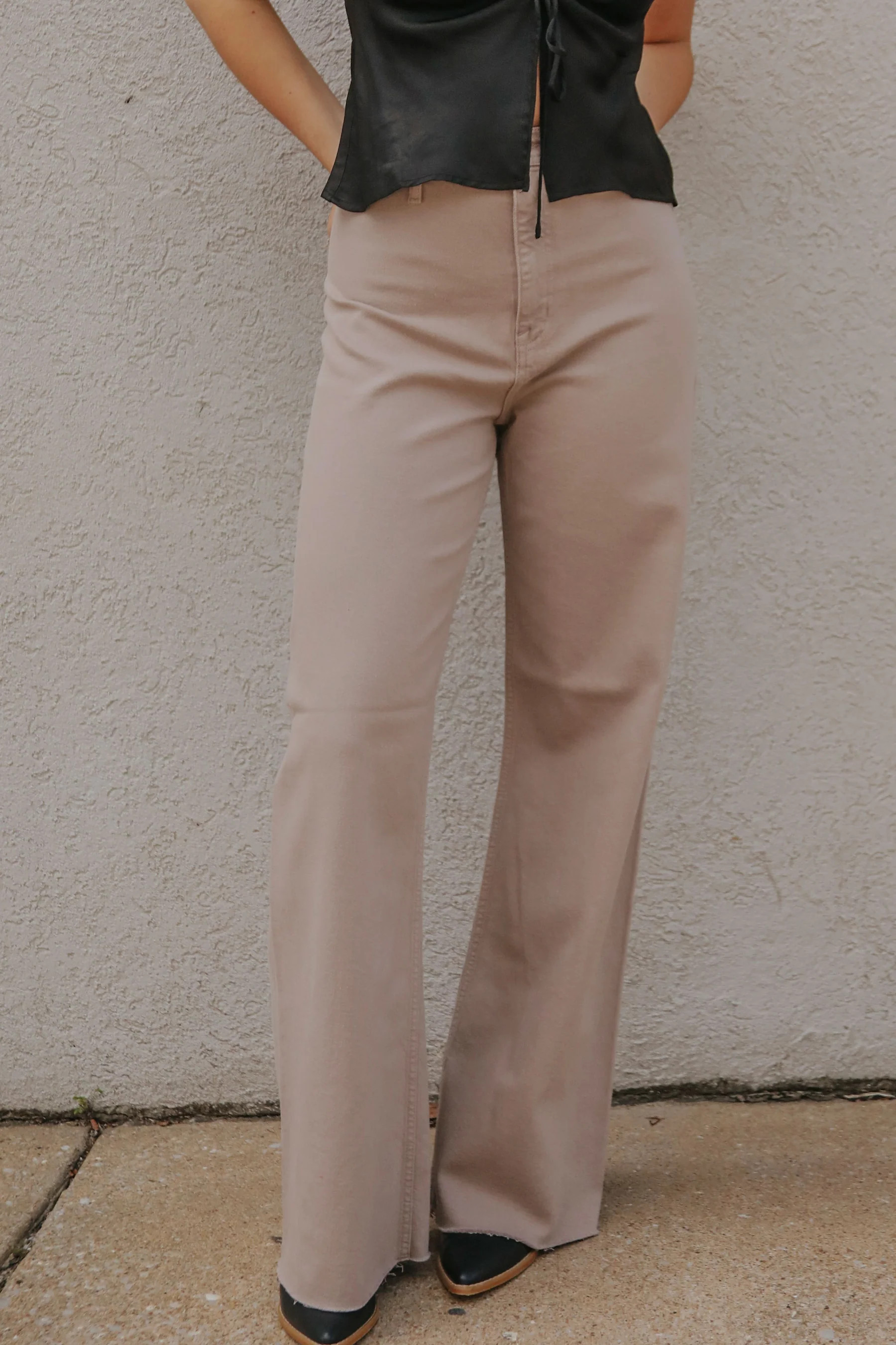 pistola: penny high rise wide leg - burlock | RIFFRAFF