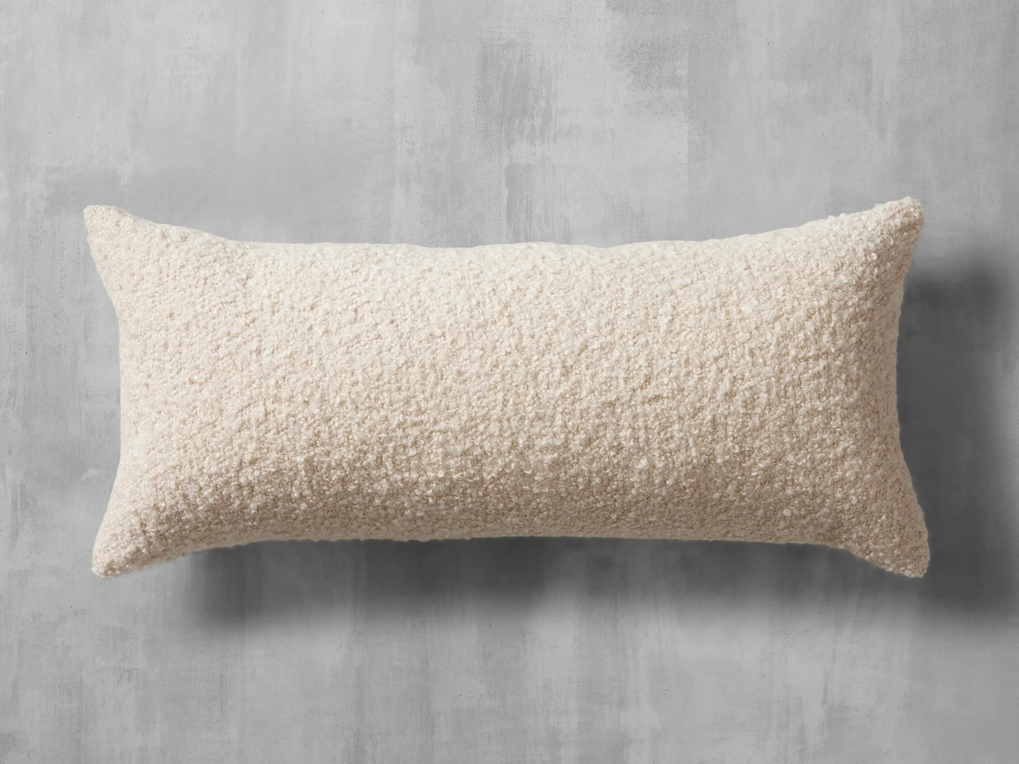 Boucle Lumbar Pillow Cover | Arhaus