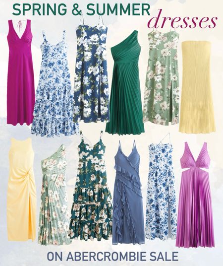 Spring + Summer Dresses from Abercrombie on SALE 👗✨ These dresses are perfect for a wedding guest, Easter, or vacation! 🐰☀️🌸

The spring and summer dresses are a part of the LTK Spring Sale March 8th-11th. Abercrombie is 20% OFF site wide with the exclusive LTK code!

Spring Dress, Summer Dress, Wedding Guest Dress, Vacation Dress, Easter Dress, Resort wear, Abercrombie dress, dress sale, pink dress, purple dress, blue dress, green dress, yellow dress, floral dress, gown, long dress, maxi dress, ruffle dress, tiered dress, cowl back dress, slit dress, midi dress, one shoulder dress, pleated dress, maternity dress, bump friendly dress, dress with slit, strapless dress, comfy dress, silk dress, cotton dress, lightweight dress, formal dress, special event dress, vacation outfit, ruched dress, Andy Anderson dress, ruffled dress, periwinkle dress, magenta dress, sage dress, emerald dress, lilac dress, bridal shower dress, baby shower dress, brunch dress, church dress, white dress

#LTKSpringSale #LTKwedding #LTKstyletip