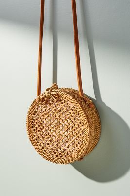 Rattan Circle Bag | Anthropologie (US)