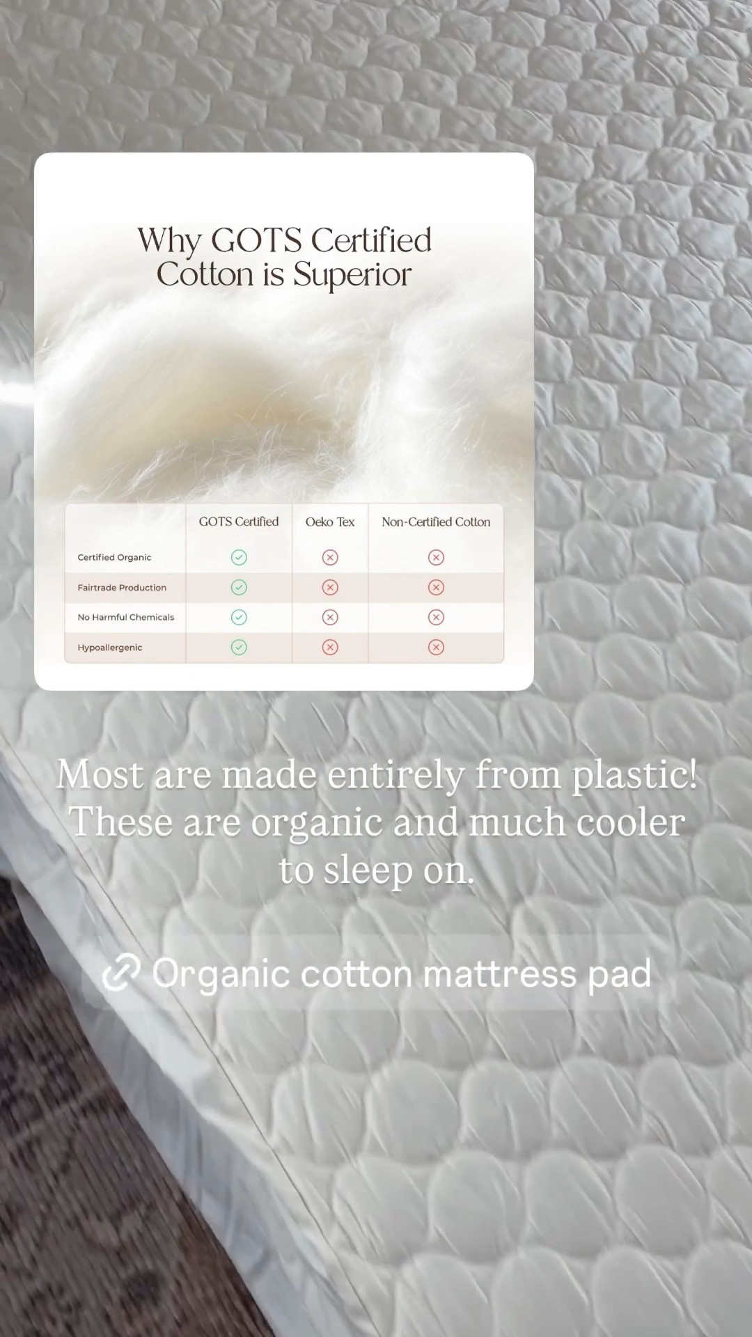 Spring cleaning time! Let’s focus on your bed and make sure everything on it is organic cotton. This mattress cover is a great place to start .

#LTKSeasonal #LTKselfcare #LTKHome