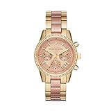 Michael Kors Ritz Chronograph Rose Gold-Tone Stainless Steel Women's Watch (Model: MK6475) | Amazon (US)
