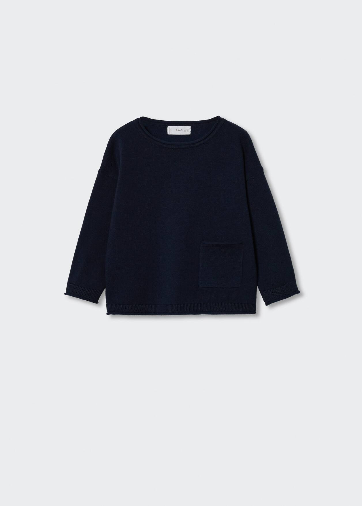 Knit pocket sweater -  Girls | Mango Kids USA | MANGO (US)