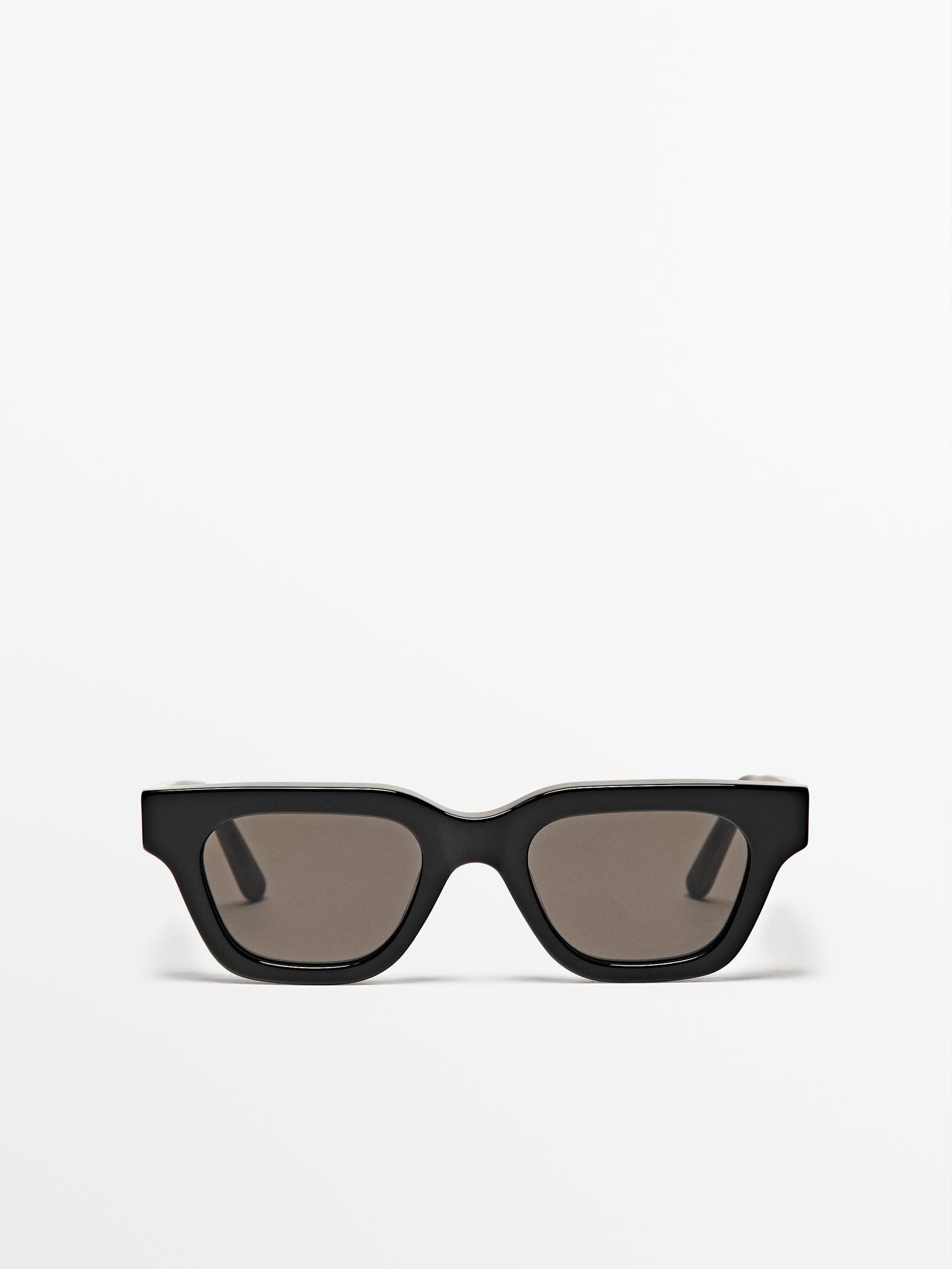 Angled rectangular sunglasses · Black · Jackets | Massimo Dutti | Massimo Dutti US