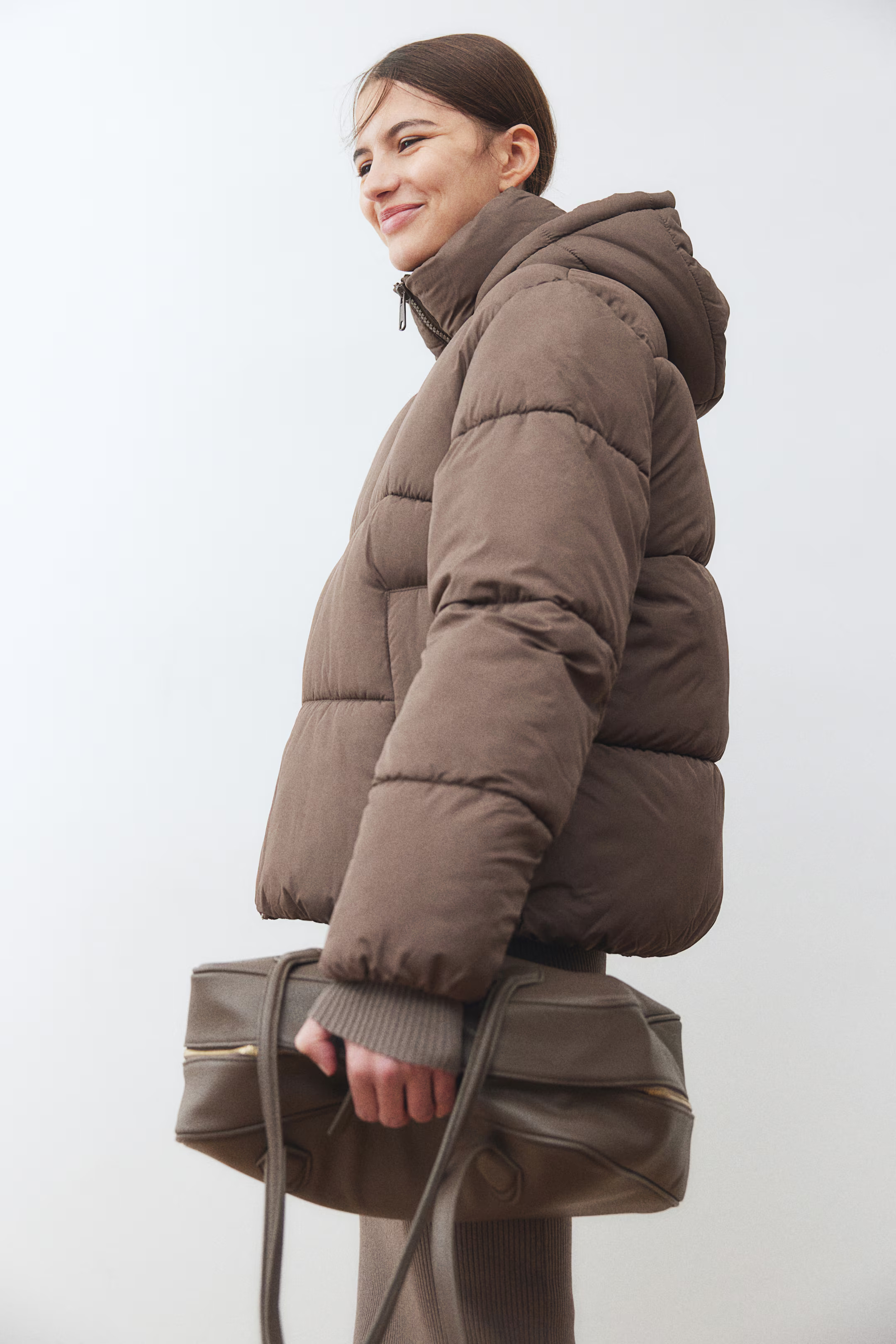 Puffer Jacket mit Kapuze | H&M (DE, AT, CH, NL, FI)