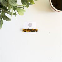 Small Tortoise Shell Barrette - Hair Clip | Etsy (US)