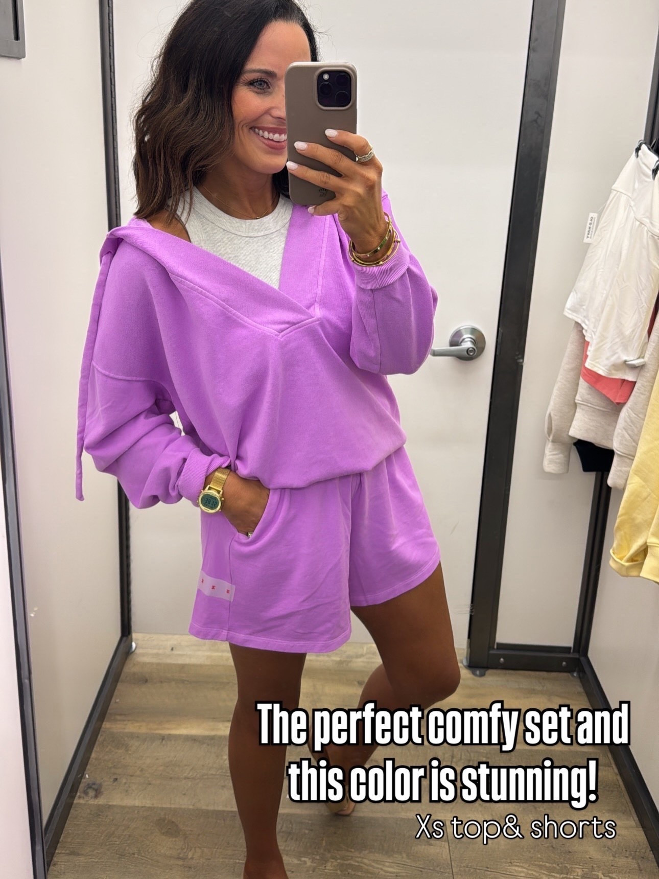 Y’all this purple 💜

This matching sweatshirt and shorts set is SO cute and comfy. The color alone sold me — such a fun piece for spring and summer.

Perfect for errands, travel days, or just a cute casual outfit.

#casualstyle #matchingset #springstyle #ltkstyle #ltkfinds #affordablefashion

#LTKPetite