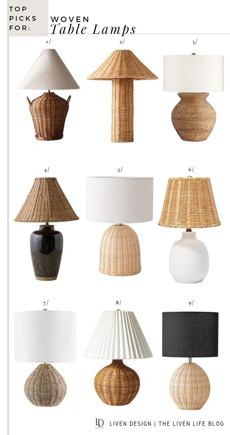 Woven table lamp. Wicker table lamp. Rattan shade lamp. Wicker lamp shade. Natural woven lamp. Modern lamp. Wicker urn lamp. 

#LTKSeasonal #LTKhome #LTKstyletip