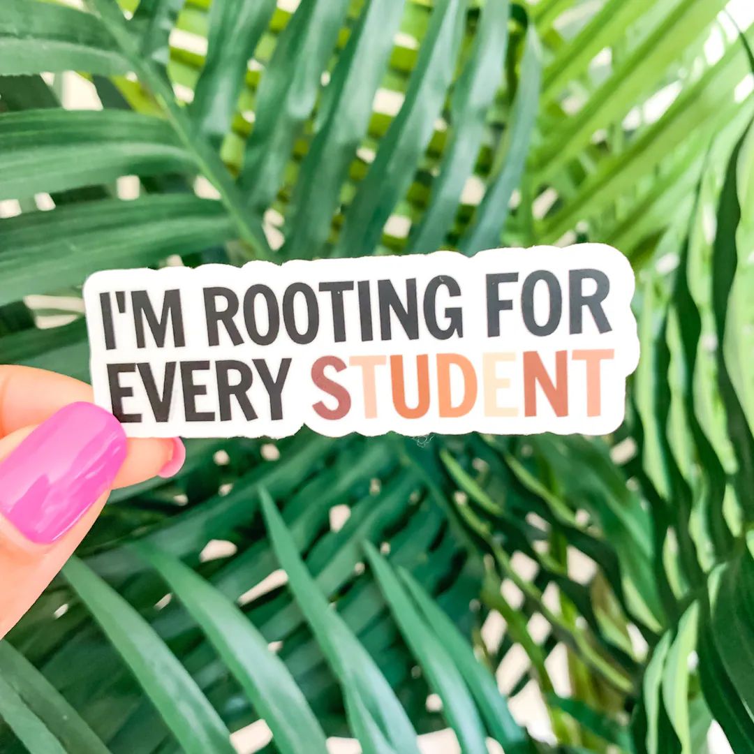 I'm Rooting for Every Student Sticker, Diversity Inclusion Sticker - Etsy | Etsy (US)