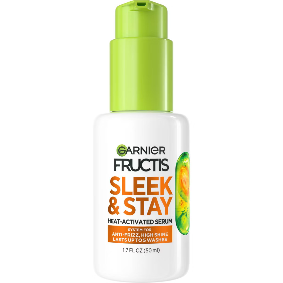 Garnier Fructis Sleek & Shine Sleek & Stay Heat-Activated Hair Serum - 1.7 fl oz | Target
