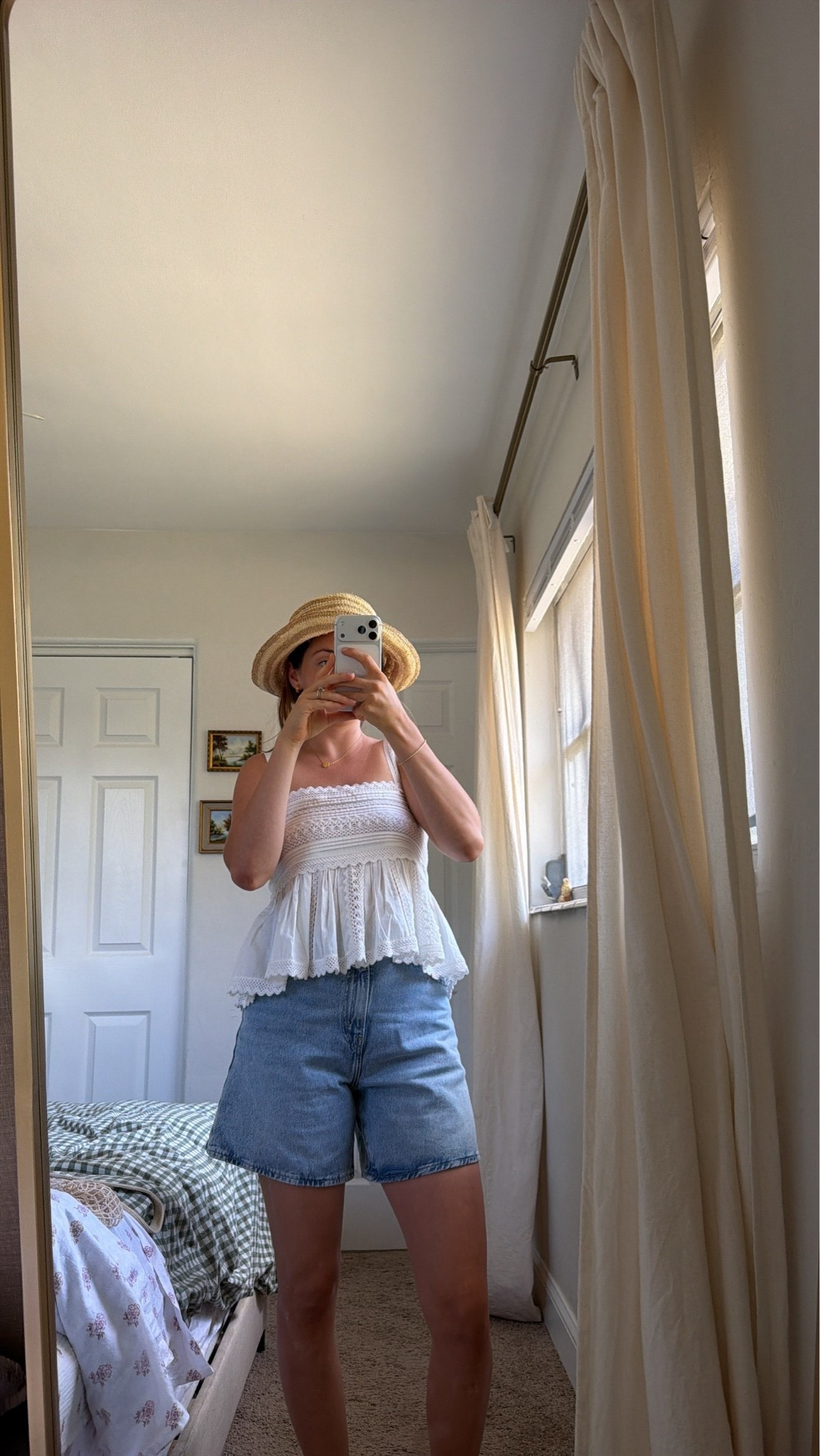 summer ootd with the perfect baggy shorts

#LTKootd #LTKmomlife #LTKgrwm