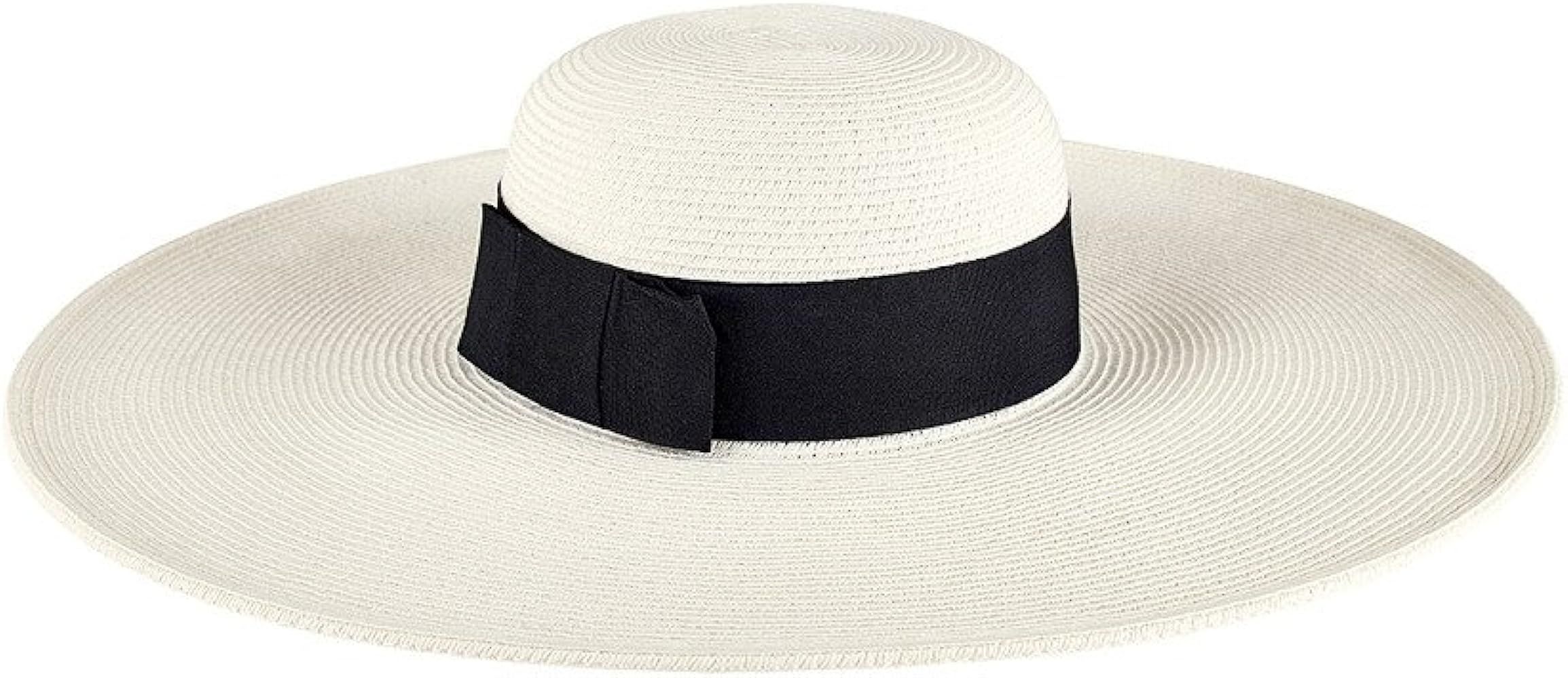 San Diego Hat Company Women's Ultrabraid Hat with Ribbon Hat | Amazon (US)