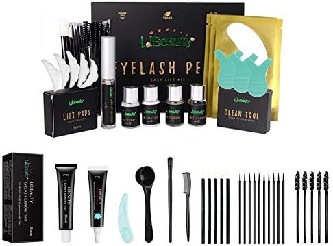 Libeauty Lash Lift and Tint Kit, Brow Lamination and Tint Kit, Black Eyelash Dye and Lift 2 in 1,... | Amazon (US)