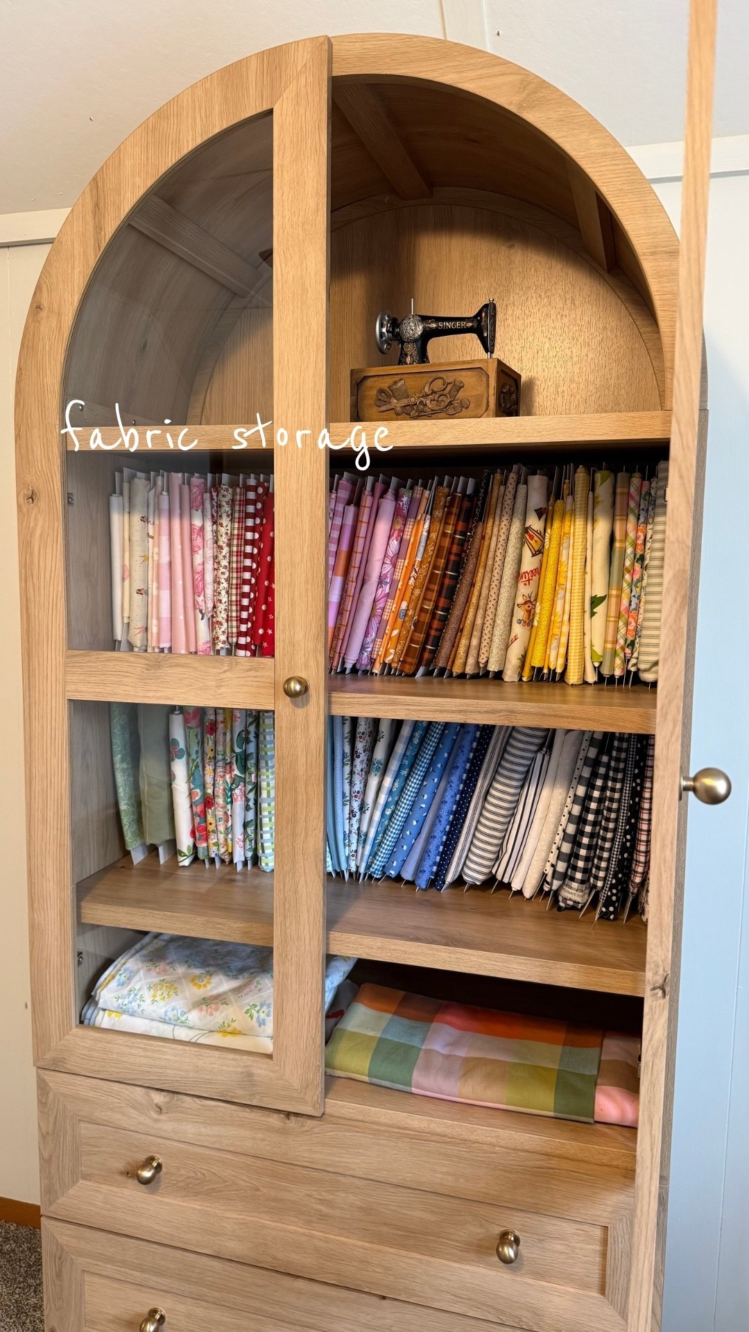 fabric display / organization 


craft room, craft room storage, sewing, fabric organizing, craft room inspo, fabric storage

#LTKHome #LTKSaleAlert
