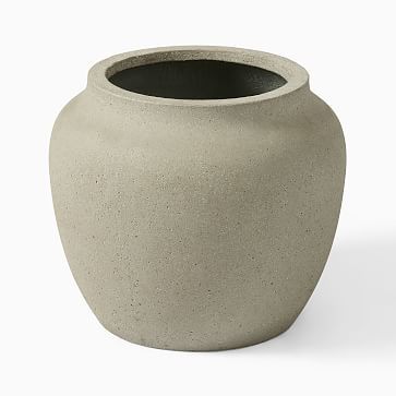 Ronan Ficonstone Indoor/Outdoor Planters | West Elm (US)