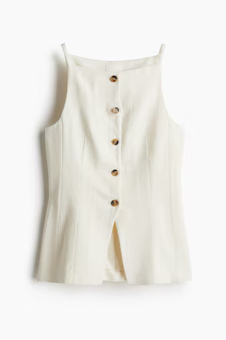Tapered-waist waistcoat | H&M (UK, MY, IN, SG, PH, TW, HK)