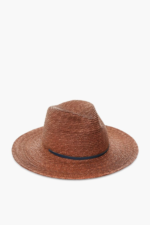 Brown And Navy Marseille Hat | Tuckernuck (US)