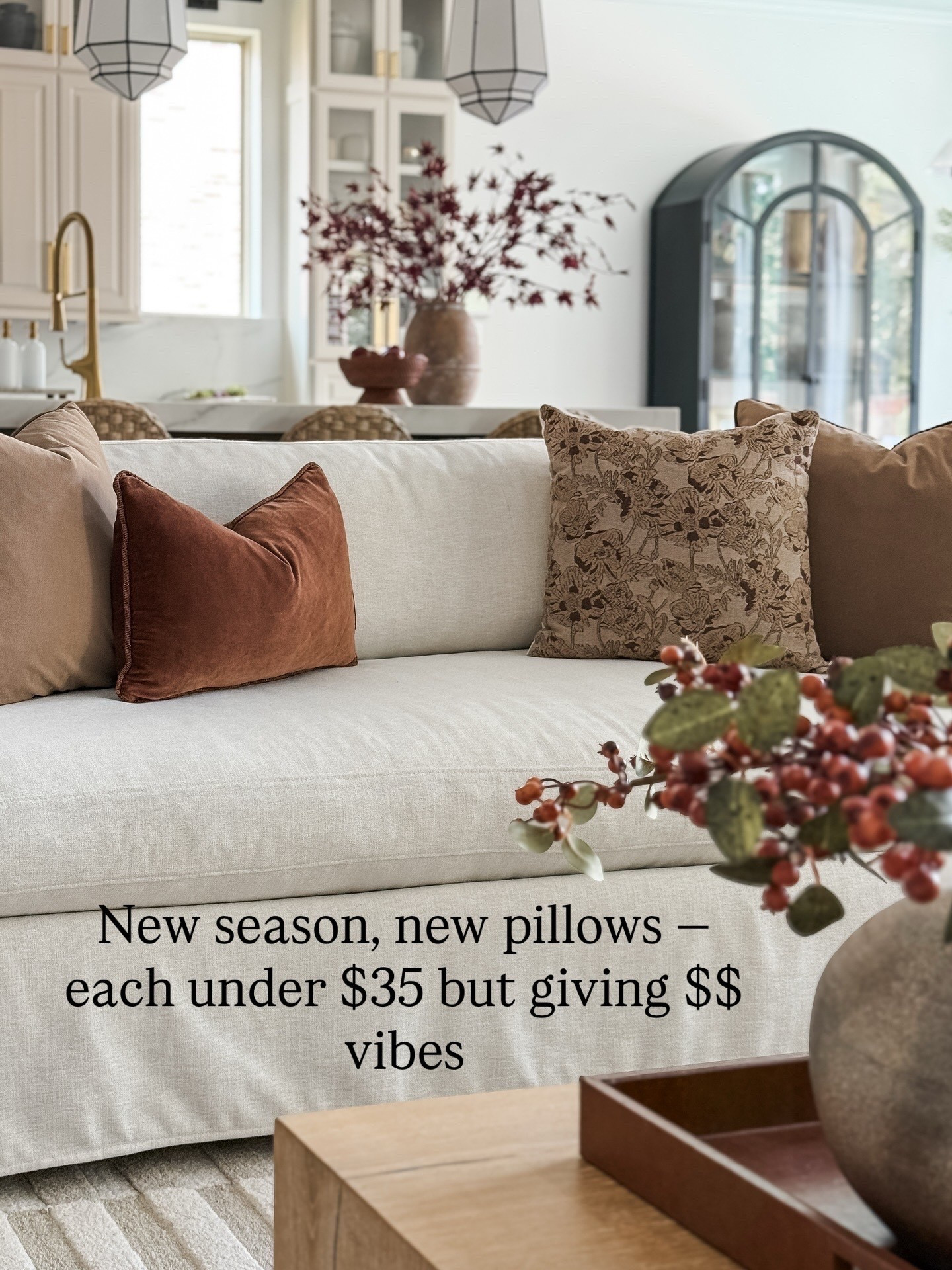 New season, new throw pillows 🤍 An easy way to refresh your space without a full makeover. These are cozy, chic, and under budget — proof that little swaps make the biggest impact.

Velvet browns throw pillows, affordable home decor, cozy living room update, fall home styling, budget-friendly decor find

#LTKHome #LTKFindsUnder50 #LTKSeasonal