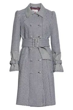 Houndstooth Trench Coat | Nordstrom