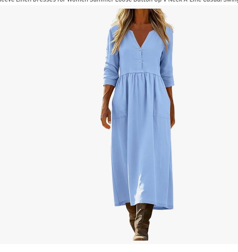 #linen and #cotton #dress #under25

#LTKTall #LTKSaleAlert #LTKPetite