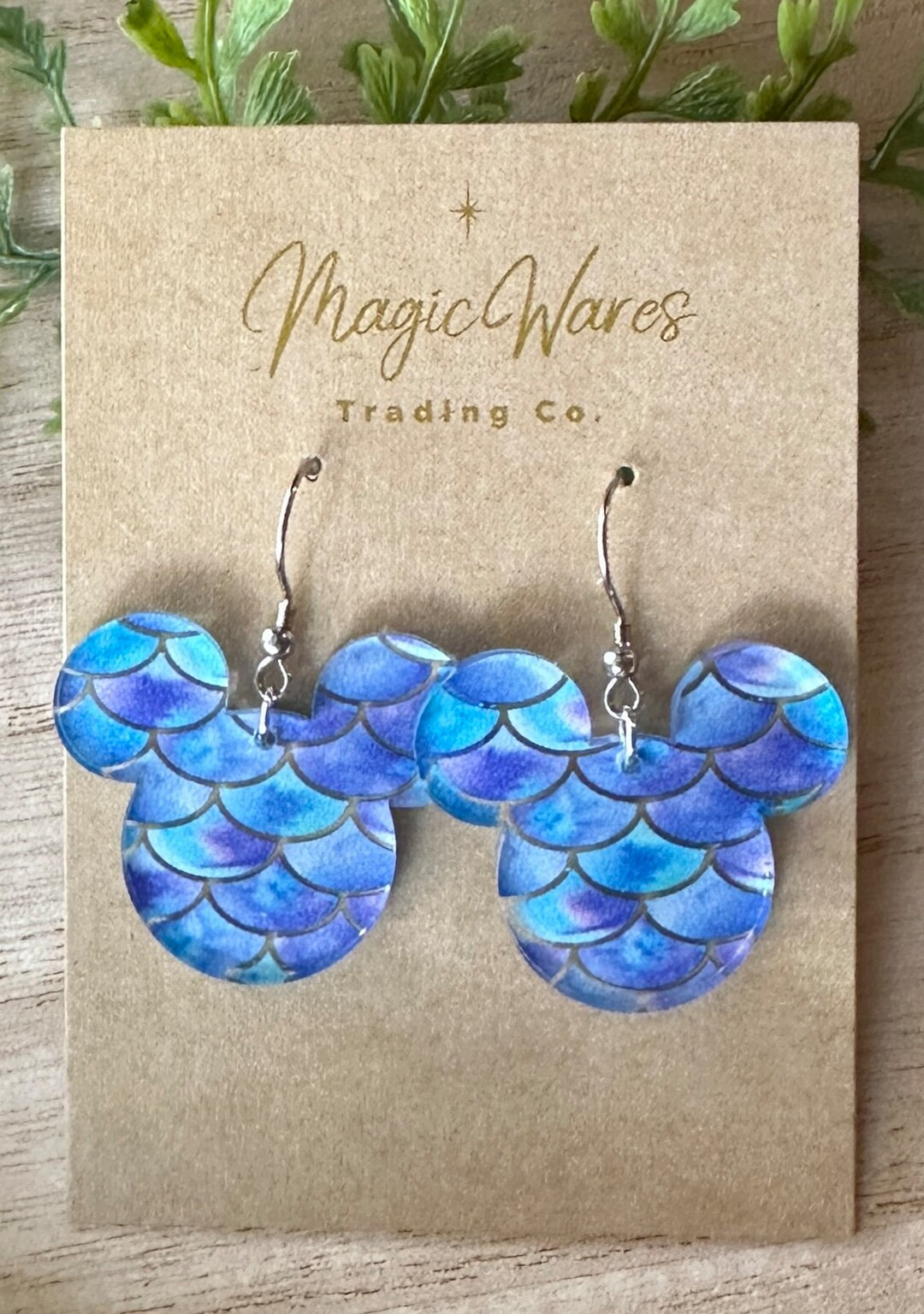 Mermaid Laser Cut Acrylic Earrings Mermaid Pattern Crystal Acrylic Earrings Summer Earrings Merma... | Etsy (US)