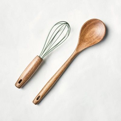Whisk & Spoon Set Green - Hearth & Hand™ with Magnolia | Target