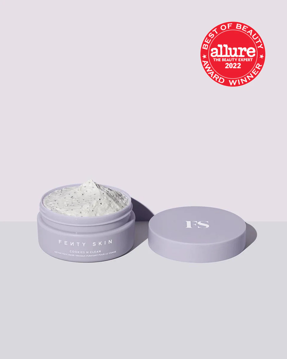 Cookies N Clean Whipped Clay Pore Detox Face Mask With Salicylic Acid + Charcoal | Fenty Beauty