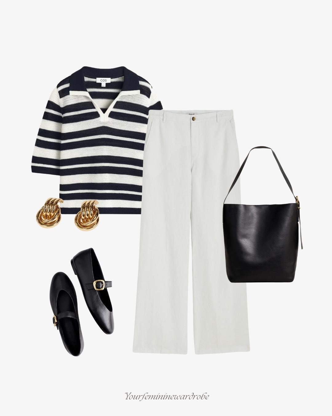 Styling white trousers for the office 💻☕️✨