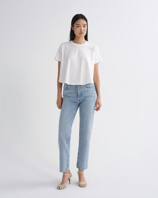 90's Pinch Waist High Rise Straight (Weightless) in Addition | AGOLDE
