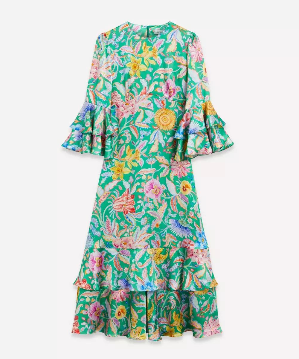 Garden of Reverie Silk Gala Maxi Dress | Liberty London (UK)