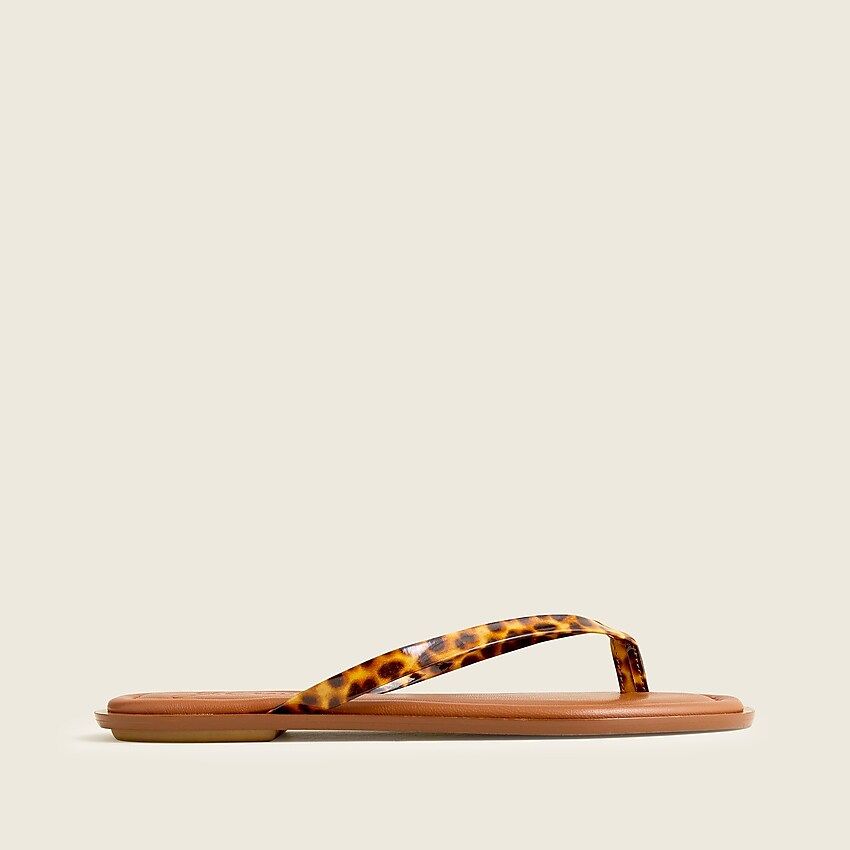 Sorrento thong sandals in tortoise | J.Crew US